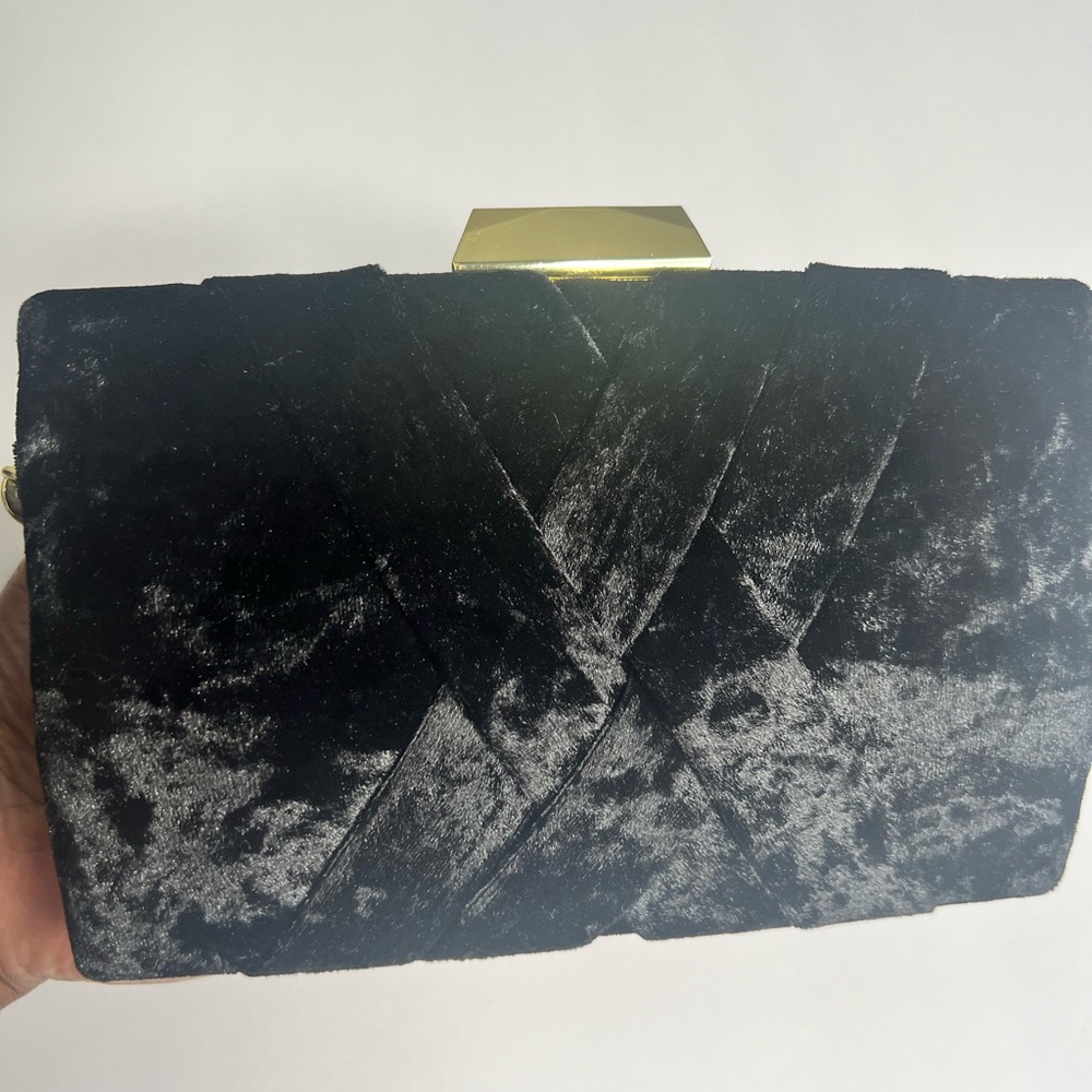 Charming Charlie Handbag/Clutch in Black NWOT